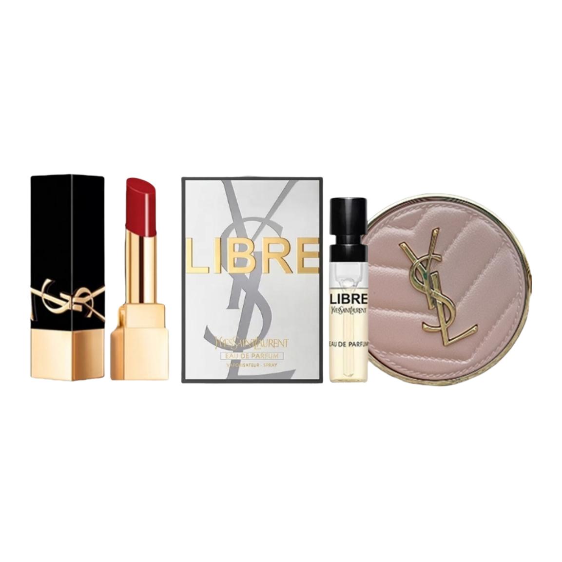 Помада Air Cushion парфюмерный набор пробников для макияжа легко растушевывается сияющий выравнивающий тон кожи набор из 3 штук SAINT LAURENT
Помада Air Cushion парфюмерный набор пробников для макияжа легко растушевывается сияющий выравнивающий тон кожи набор из 3 штук SAINT LAURENT