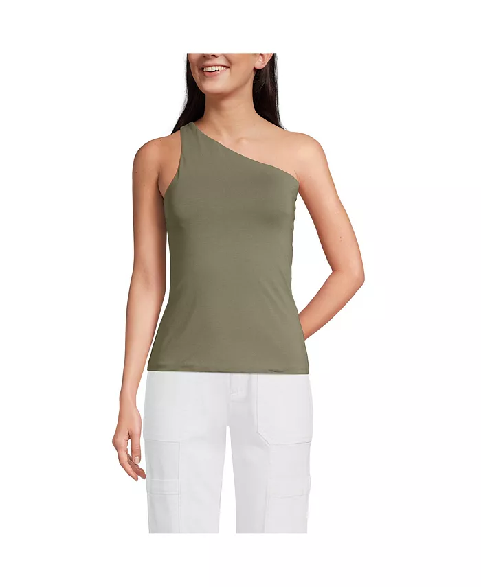 Женский топ с одним плечом Slender Lands' End, зеленый
Женский топ с одним плечом Slender Lands' End, зеленый