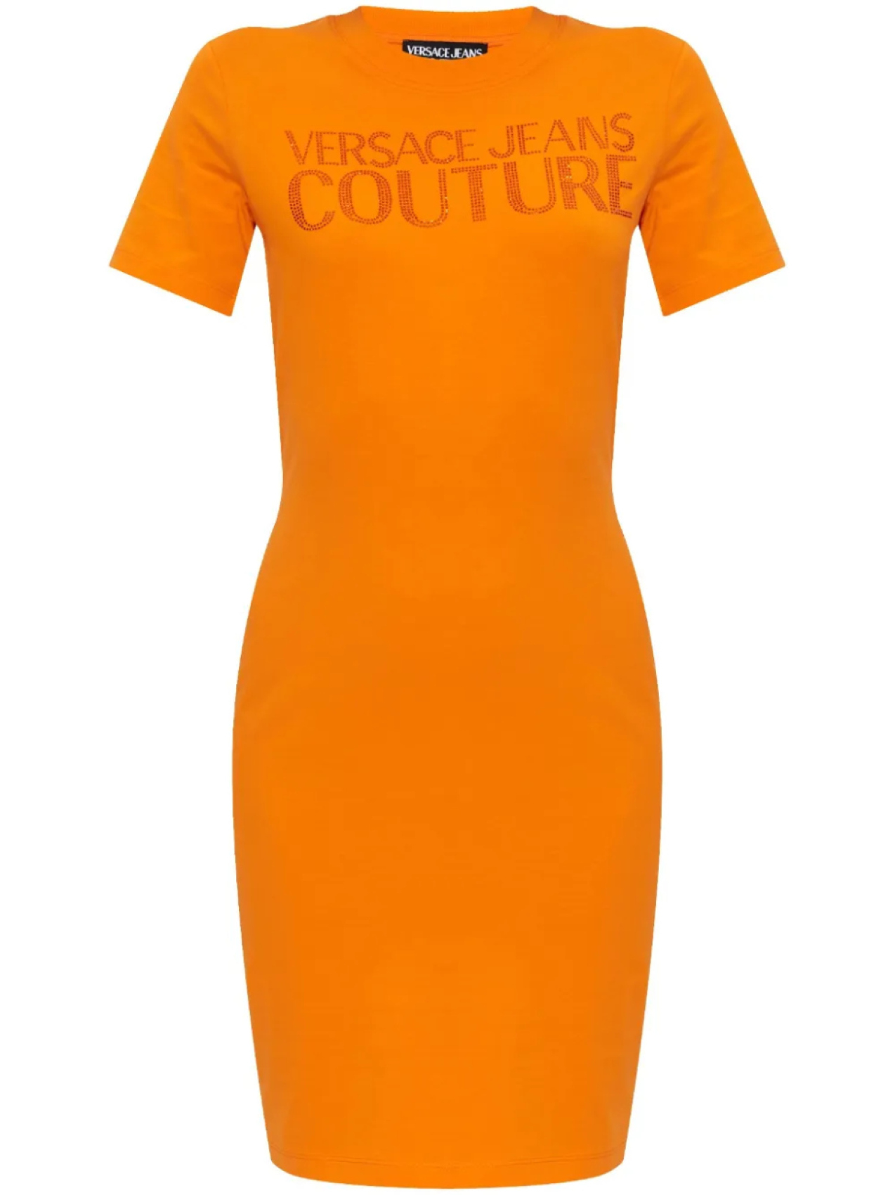 Платье Versace Jeans Couture с мерцающей аппликацией, оранжевый
Платье Versace Jeans Couture с мерцающей аппликацией, оранжевый