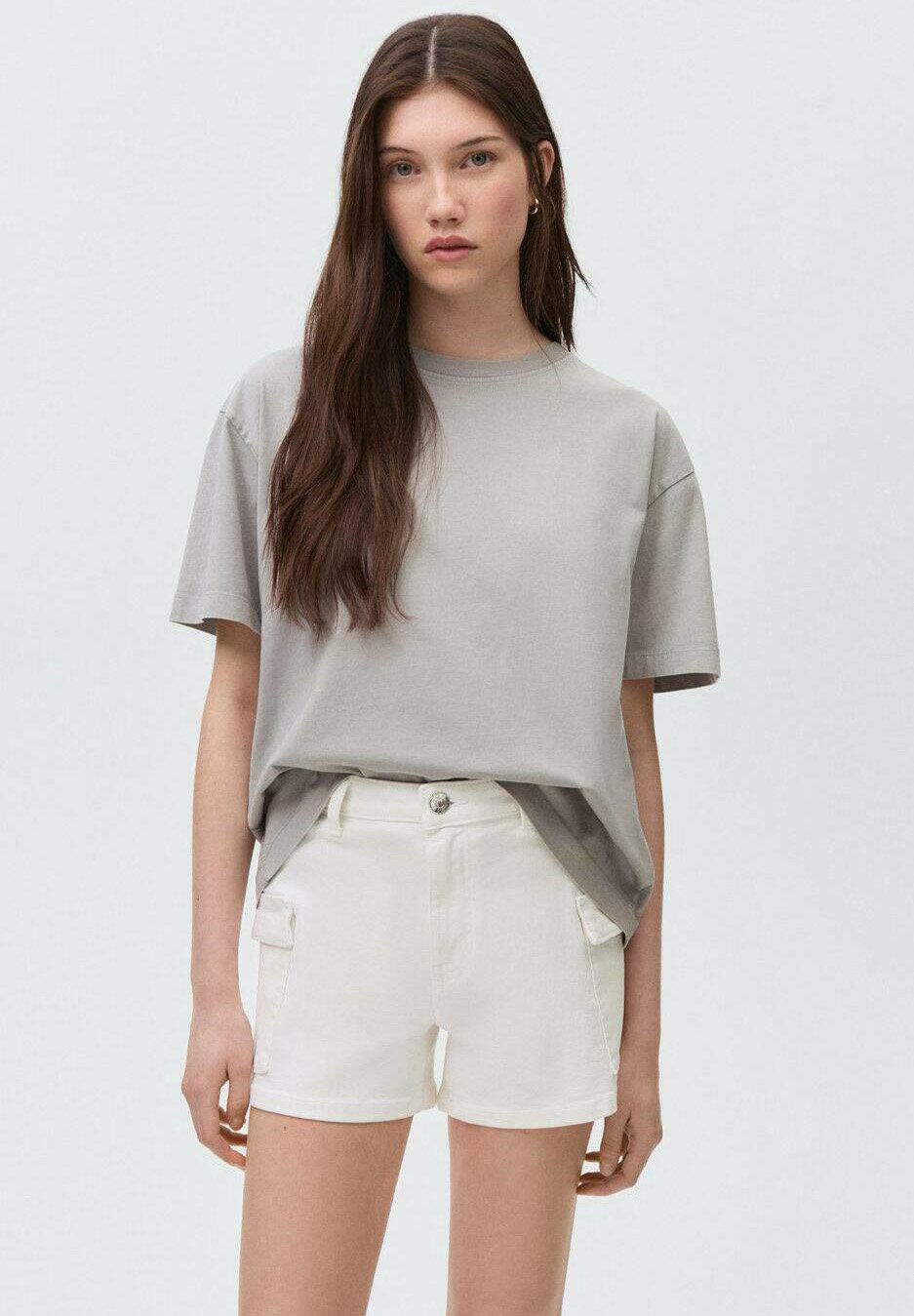 Джинсовые шорты CARGOW Mango Kids, слоновая кость 
Джинсовые шорты CARGOW Mango Kids, слоновая кость