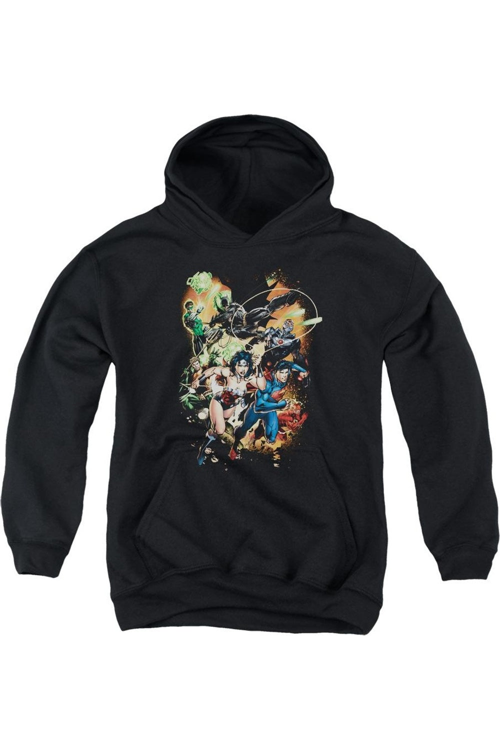 Детская толстовка с капюшоном Justice League of America Battle Ready Gildan, черный
Детская толстовка с капюшоном Justice League of America Battle Ready Gildan, черный