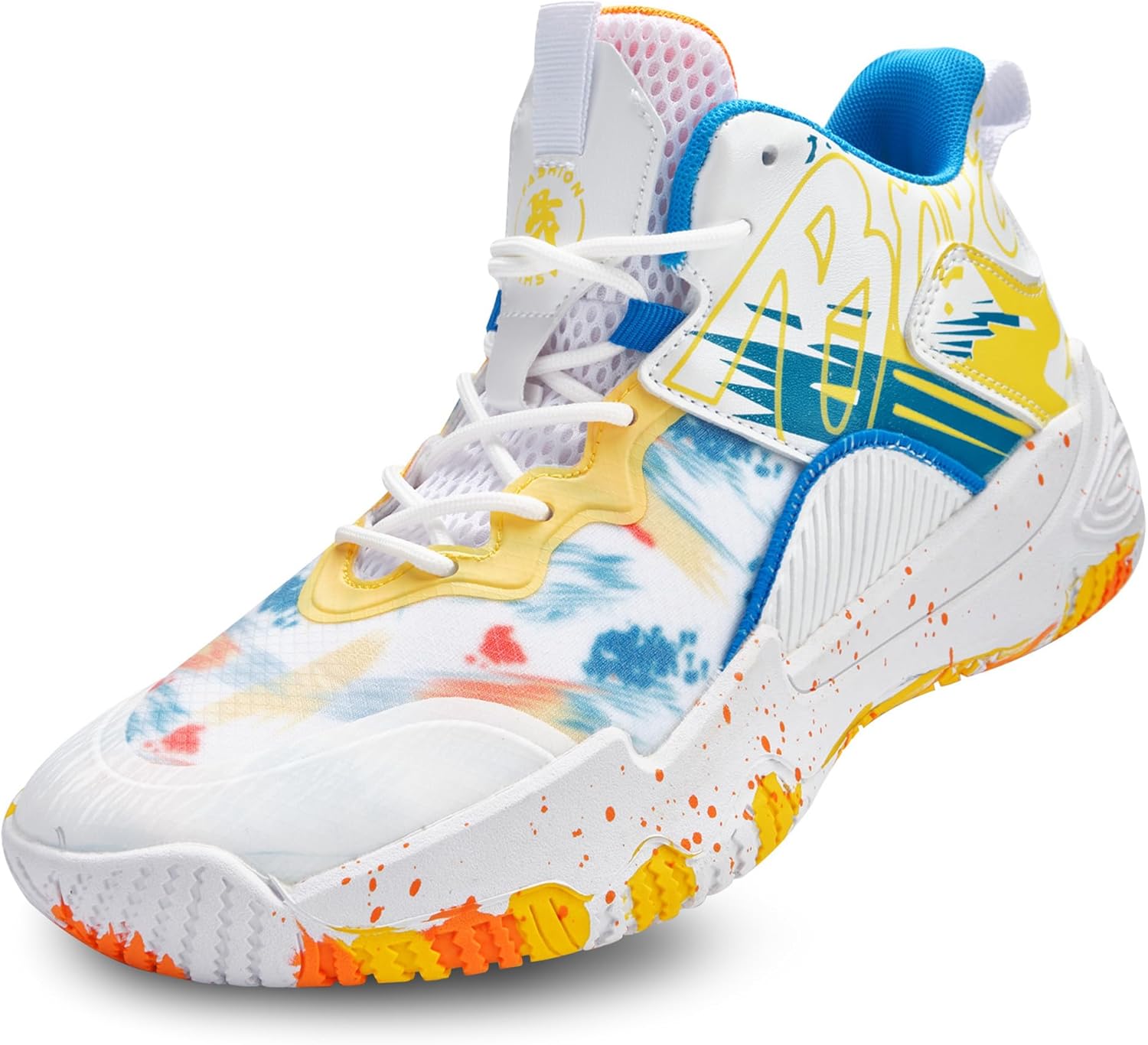 Мужские баскетбольные кроссовки, дышащие, с противоскользящей подошвой, модные, с граффити, для тренировок и улицы Kniaiwx, желтый
Мужские баскетбольные кроссовки, дышащие, с противоскользящей подошвой, модные, с граффити, для тренировок и улицы Kniaiwx, желтый