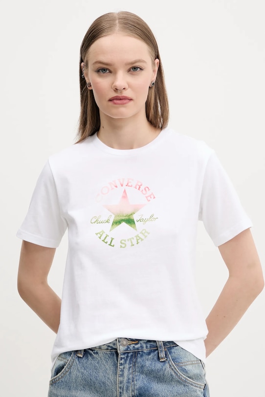 Хлопковая футболка Converse, белый
Хлопковая футболка Converse, белый