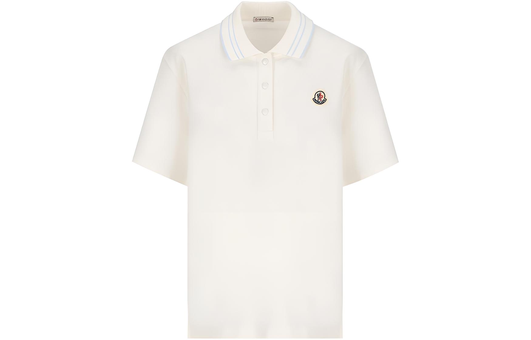 Поло с коротким рукавом и нашивкой-логотипом Moncler, белый
Поло с коротким рукавом и нашивкой-логотипом Moncler, белый