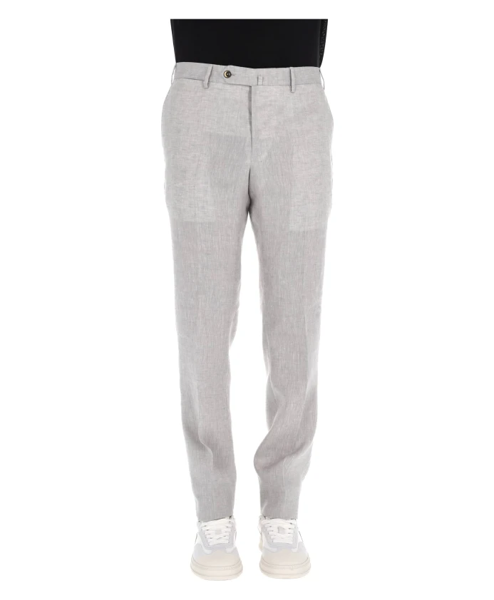 Узкие льняные брюки Pt Torino, серый
Узкие льняные брюки Pt Torino, серый