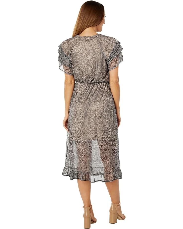 Платье Bobeau Ruffle Sleeve Midi Dress, цвет Taupe/Black
Платье Bobeau Ruffle Sleeve Midi Dress, цвет Taupe/Black