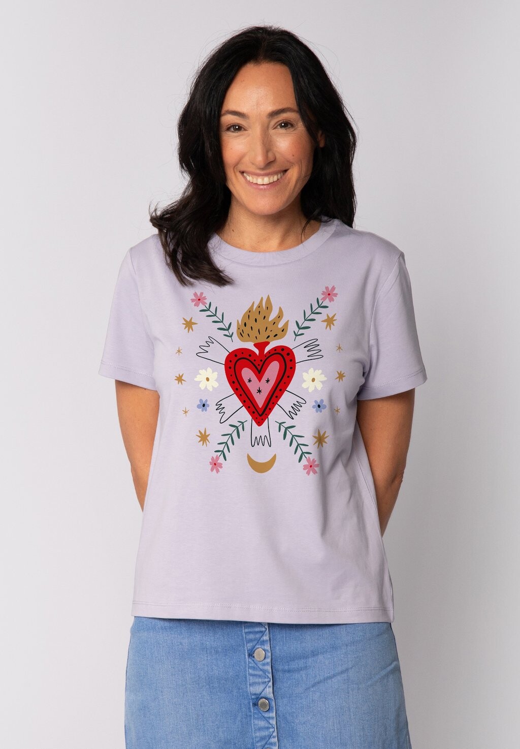 Футболка с принтом LOVE watapparel, фиолетовый
Футболка с принтом LOVE watapparel, фиолетовый