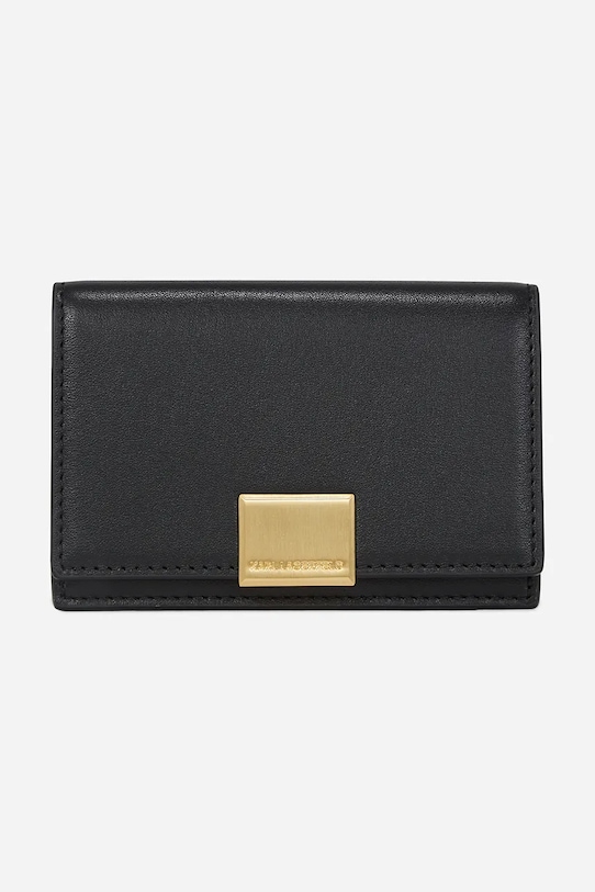 Кожаный кошелек Karl Lagerfeld, черный
Кожаный кошелек Karl Lagerfeld, черный