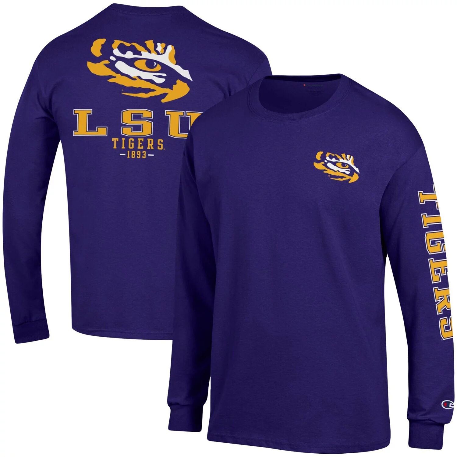 Мужская фиолетовая футболка с длинным рукавом LSU Tigers Team Stack Champion, Фиолетовый, Мужская фиолетовая футболка с длинным рукавом LSU Tigers Team Stack Champion
Мужская фиолетовая футболка с длинным рукавом LSU Tigers Team Stack Champion, Фиолетовый, Мужская фиолетовая футболка с длинным рукавом LSU Tigers Team Stack Champion