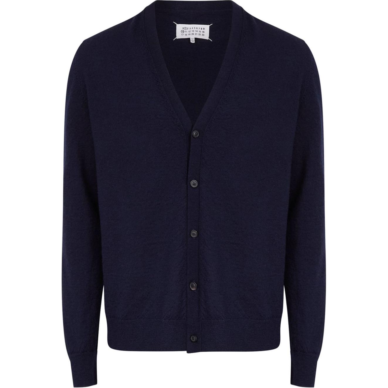 Шерстяной кардиган Maison Margiela, синий
Шерстяной кардиган Maison Margiela, синий