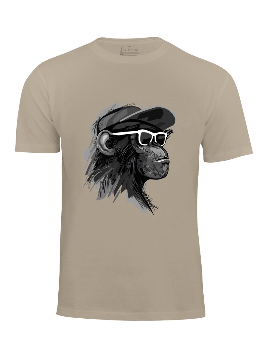 Рубашка Cotton Prime Cool Monkey mit Brille, бежевый
Рубашка Cotton Prime Cool Monkey mit Brille, бежевый