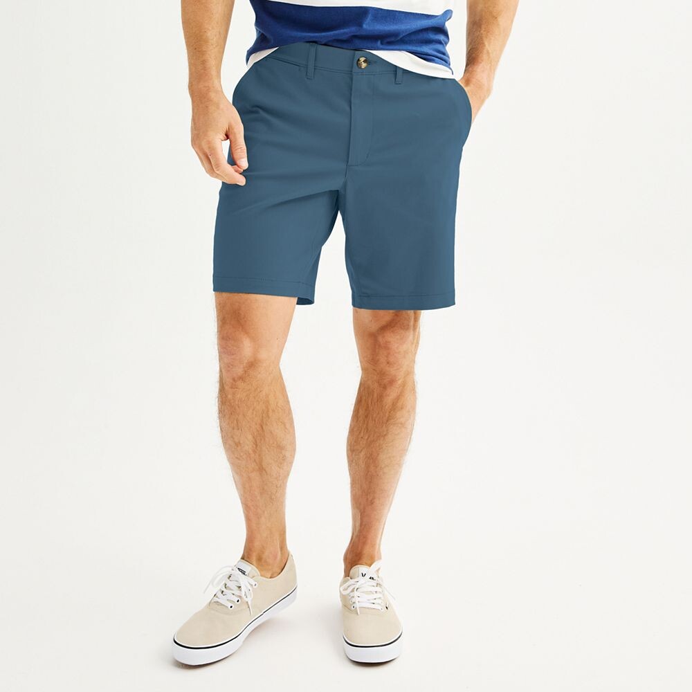 Мужские шорты Sonoma Goods For Life Flexwear с плоской передней частью 9 дюймов, синий 
Мужские шорты Sonoma Goods For Life Flexwear с плоской передней частью 9 дюймов, синий