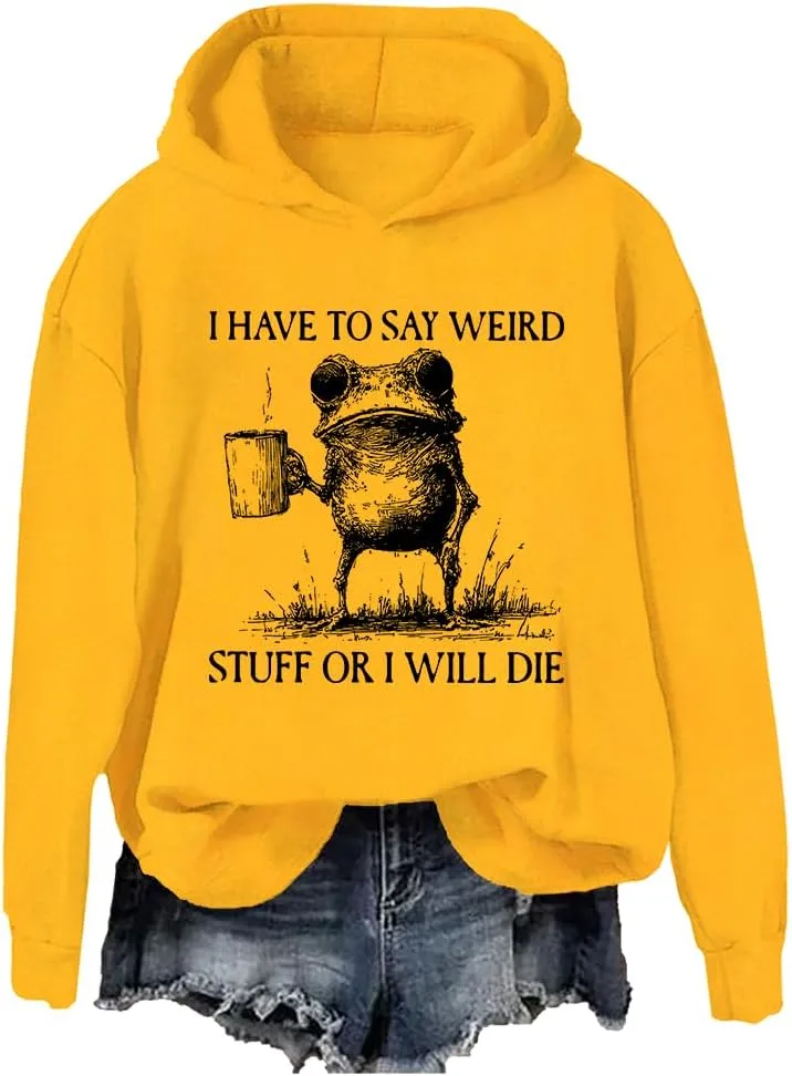 Толстовка I Have To Say Weird Stuff Or I'll Die
Толстовка I Have To Say Weird Stuff Or I'll Die