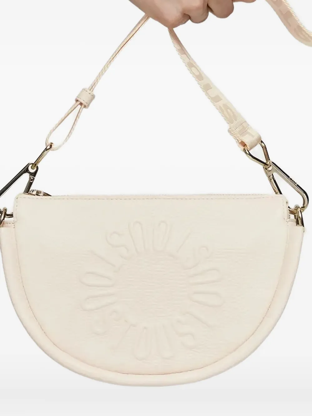 Сумка через плечо в форме полумесяца с тиснением TOUS, белый
Сумка через плечо в форме полумесяца с тиснением TOUS, белый