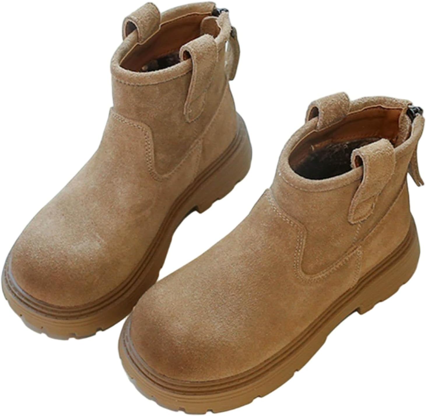 Ботинки на шнуровке для девочек, зимние с меховой подкладкой, снежные сапожки с задней молнией, замшевые теплые сапожки для верховой езды, детская обувь на возраст 2-11 лет Zzalalana, Khaki
Ботинки на шнуровке для девочек, зимние с меховой подкладкой, снежные сапожки с задней молнией, замшевые теплые сапожки для верховой езды, детская обувь на возраст 2-11 лет Zzalalana, Khaki