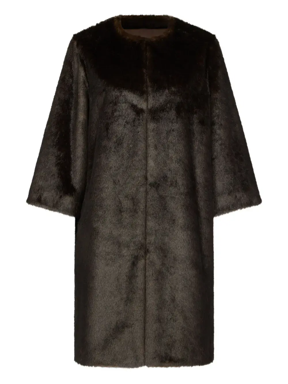 Шуба из искусственного меха с рукавами три четверти LouLou de Saison, коричневый
Шуба из искусственного меха с рукавами три четверти LouLou de Saison, коричневый