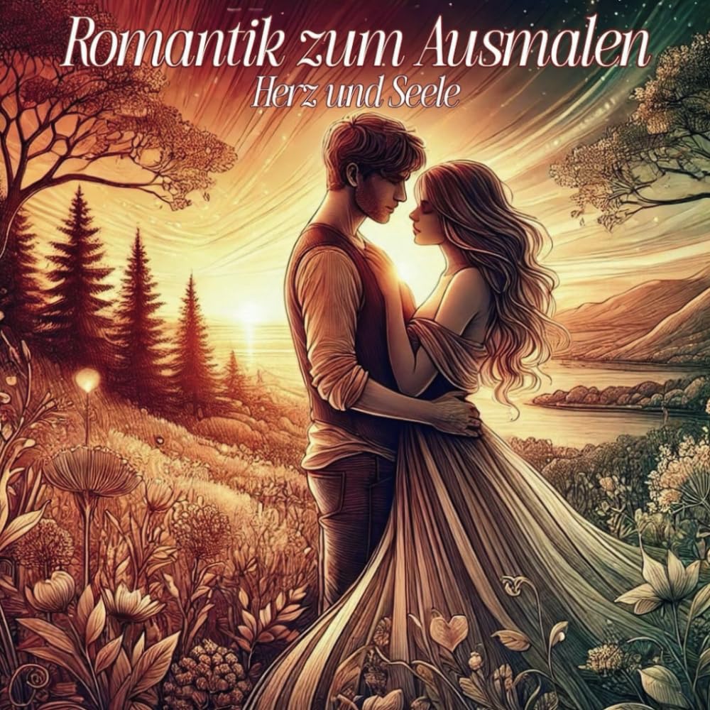 Romantik zum Ausmalen: Herz und Seele - Ein Liebes-Malbuch für alle Altersgruppen (German Edition) (Independently published)
Romantik zum Ausmalen: Herz und Seele - Ein Liebes-Malbuch für alle Altersgruppen (German Edition) (Independently published)