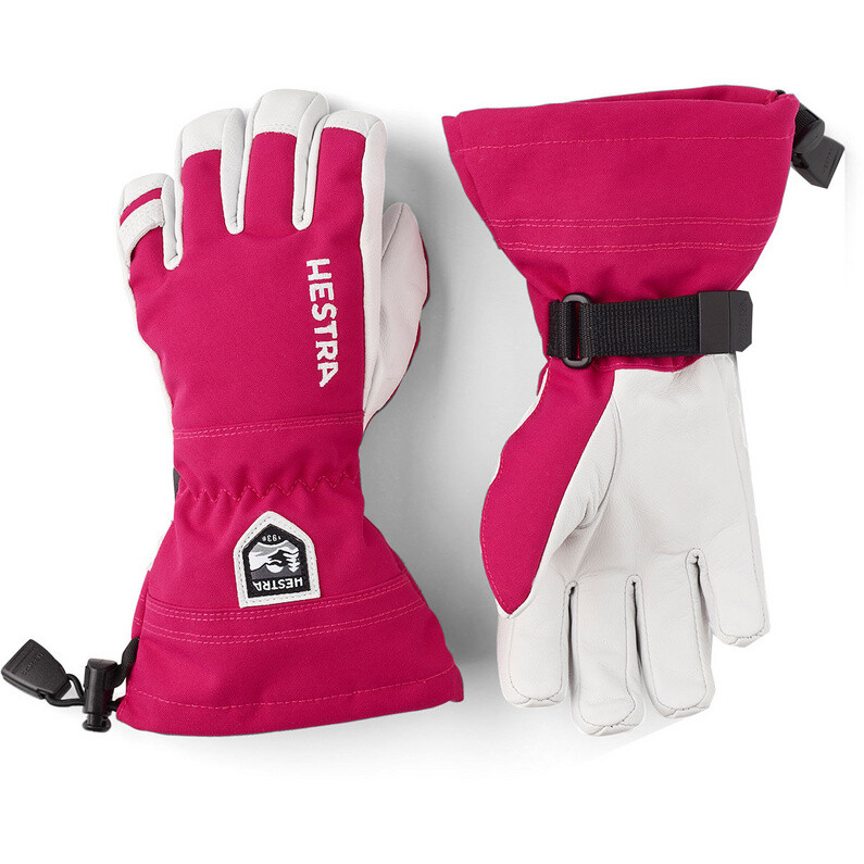 Детские армейские кожаные перчатки для хели-ски Hestra, розовый
Детские армейские кожаные перчатки для хели-ски Hestra, розовый