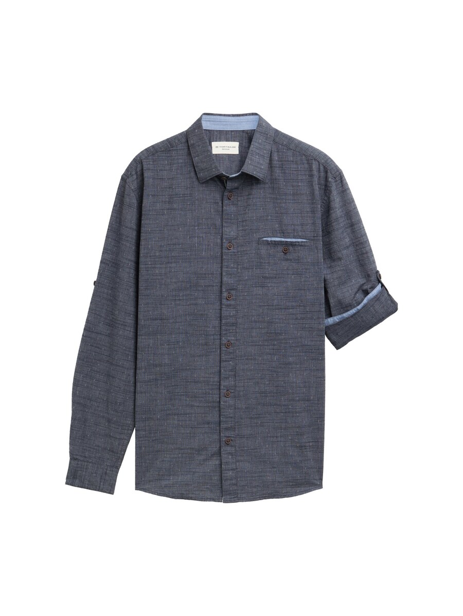 Рубашка обычного кроя на пуговицах TOM TAILOR, темно-синий
Рубашка обычного кроя на пуговицах TOM TAILOR, темно-синий