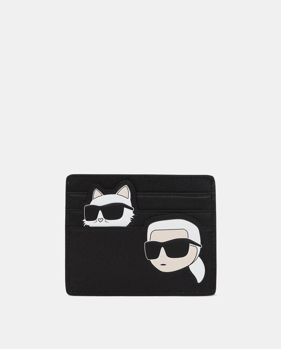 Черная визитница с фотографией Карла Лагерфельда и его кота Karl Lagerfeld, черный
Черная визитница с фотографией Карла Лагерфельда и его кота Karl Lagerfeld, черный