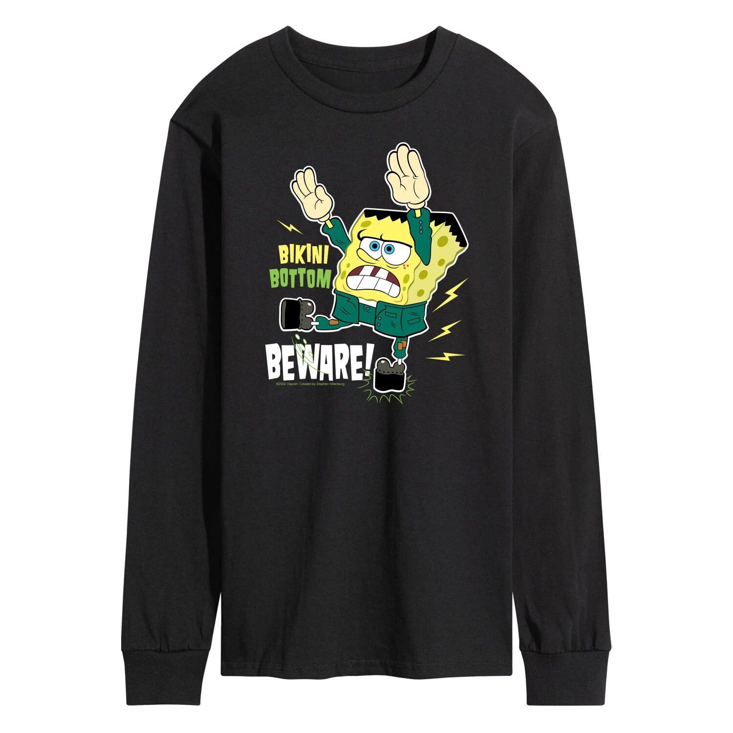 Мужская футболка с длинным рукавом и бикини с изображением Губки Боба Квадратные Штаны Licensed Character 
Мужская футболка с длинным рукавом и бикини с изображением Губки Боба Квадратные Штаны Licensed Character
