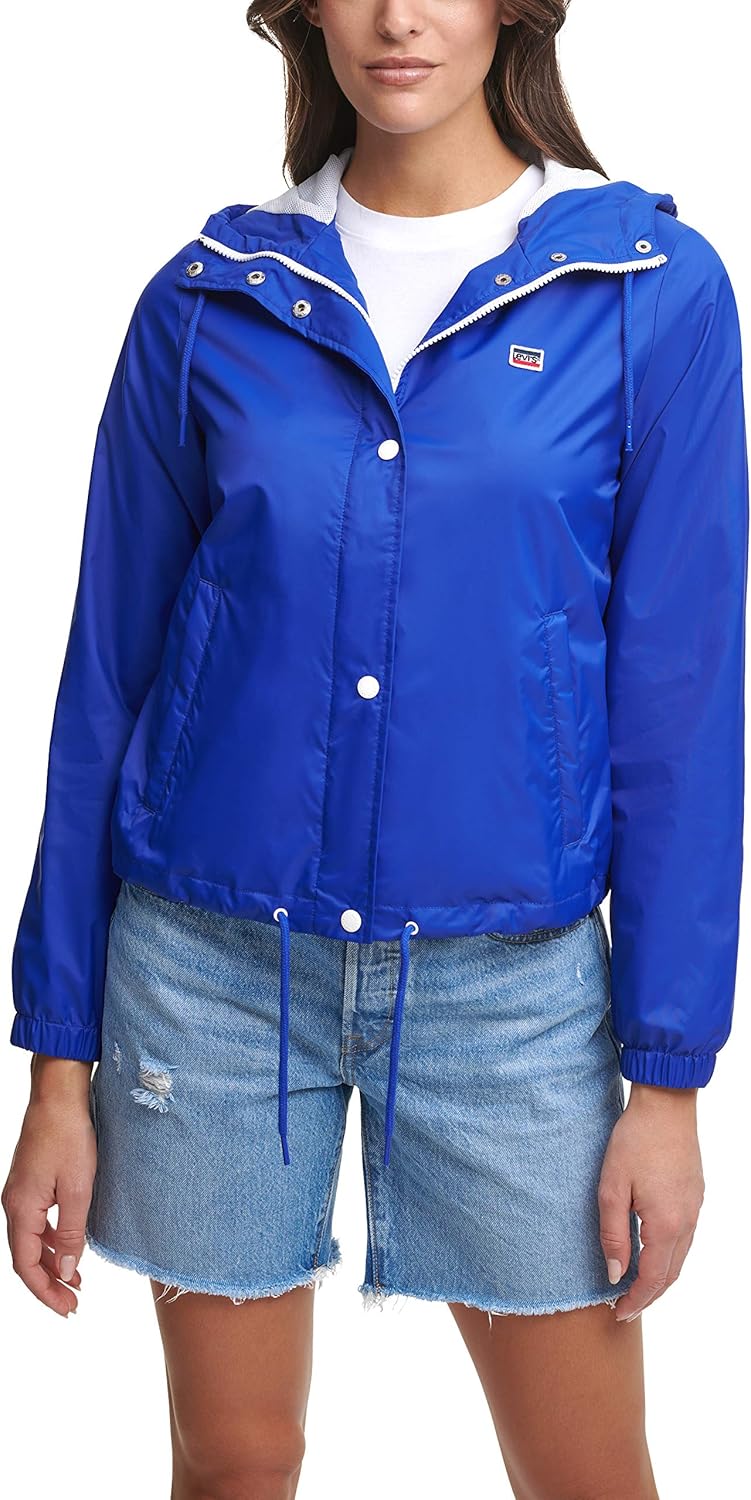Женская ветровка-дождевик Levi's в стиле ретро с капюшоном, ярко-синий
Женская ветровка-дождевик Levi's в стиле ретро с капюшоном, ярко-синий