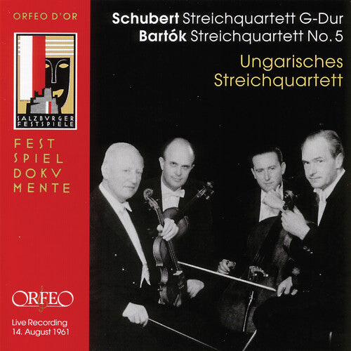 CD диск Bartok / Schubert / Hungarian String Quartet: Live Recording: Mozarteum August 14 1961
CD диск Bartok / Schubert / Hungarian String Quartet: Live Recording: Mozarteum August 14 1961