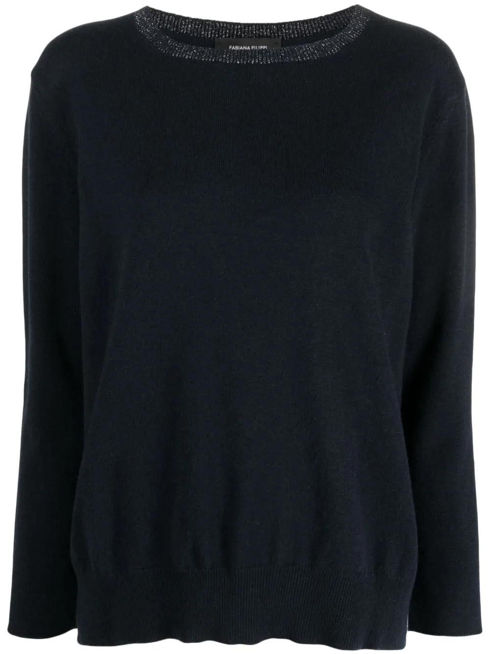 Свитер с круглым вырезом Fabiana Filippi, синий
Свитер с круглым вырезом Fabiana Filippi, синий
