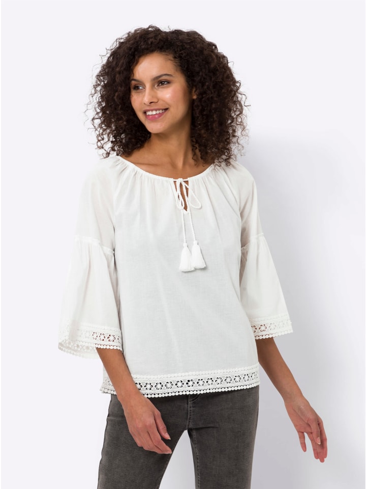 Блузка Heine, экрю 
Блузка Heine, экрю