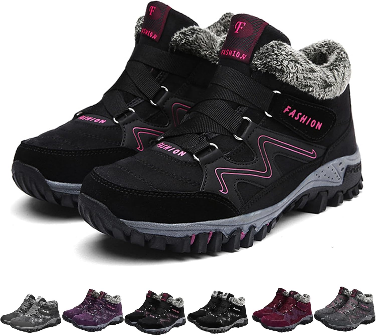 Женские/мужские зимние теплые ботинки, противоскользящие прогулочные плюшевые треккинговые кроссовки, теплые водонепроницаемые короткие ботинки для снега Ghtrhsb, черный
Женские/мужские зимние теплые ботинки, противоскользящие прогулочные плюшевые треккинговые кроссовки, теплые водонепроницаемые короткие ботинки для снега Ghtrhsb, черный