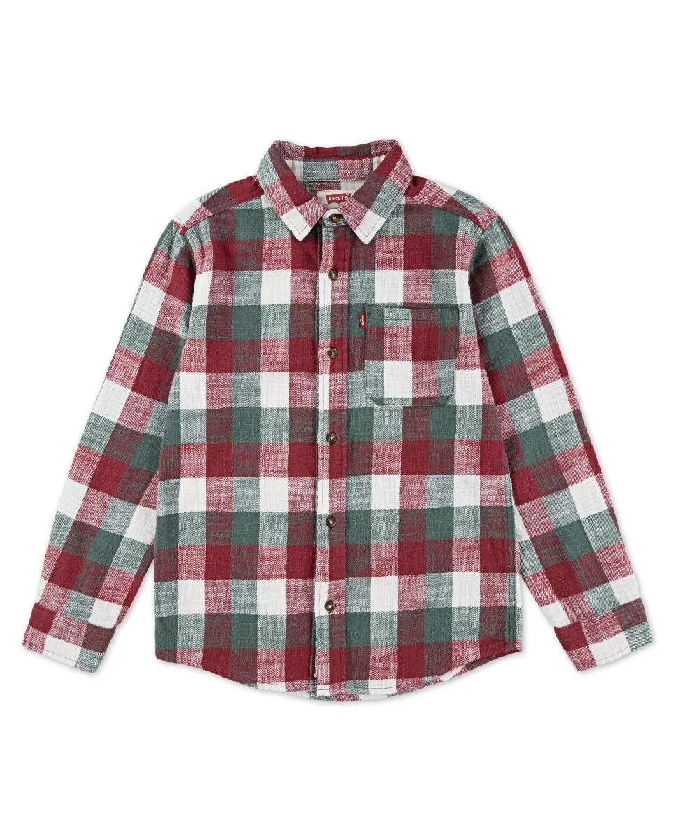 Рубашка Buffalo в клетку для мальчика Levi's, красный
Рубашка Buffalo в клетку для мальчика Levi's, красный