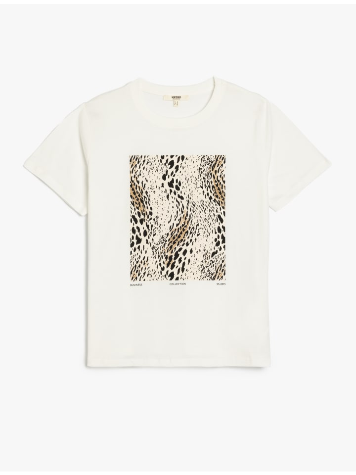 Футболка SS серо-белого цвета KOTON
Футболка SS серо-белого цвета KOTON