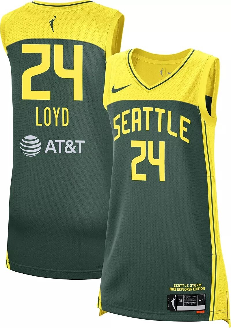 Женская майка Nike Seattle Storm Jewell Loyd #24 Explorer Swingman
Женская майка Nike Seattle Storm Jewell Loyd #24 Explorer Swingman