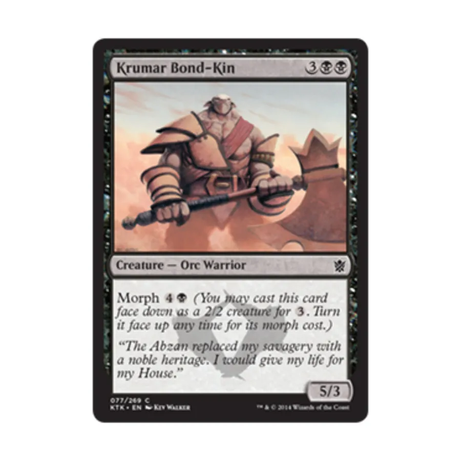 CCG Крумар Бонд-Кин (К), MTG - Khans of Tarkir
CCG Крумар Бонд-Кин (К), MTG - Khans of Tarkir