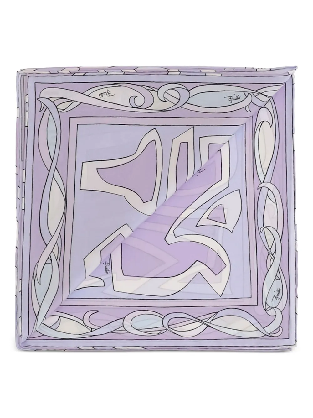 Шелковый платок с принтом Labirinto Pucci, коричневый
Шелковый платок с принтом Labirinto Pucci, коричневый