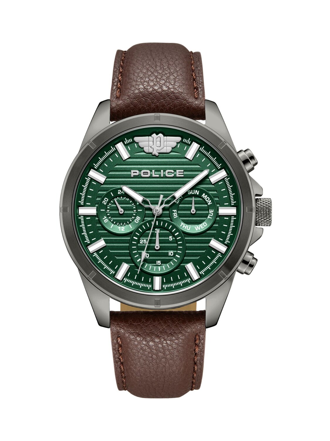 POLICE Часы 'Malawi' в темно-коричневом цвете
POLICE Часы 'Malawi' в темно-коричневом цвете