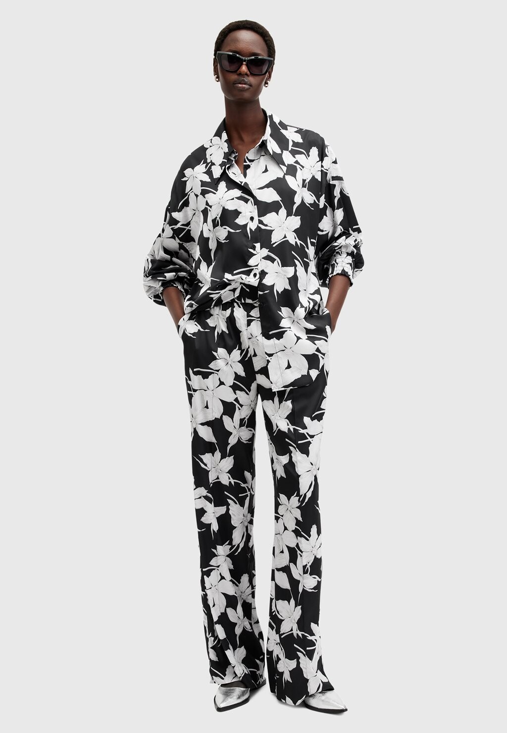 Блузка на пуговицах CHARLI AllSaints, черный
Блузка на пуговицах CHARLI AllSaints, черный