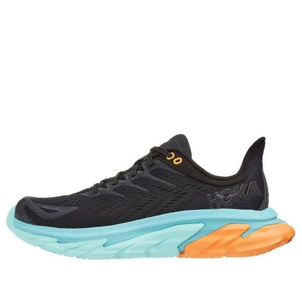 Кроссовки clifton edge 'black blue' Hoka One One, черный 
Кроссовки clifton edge 'black blue' Hoka One One, черный