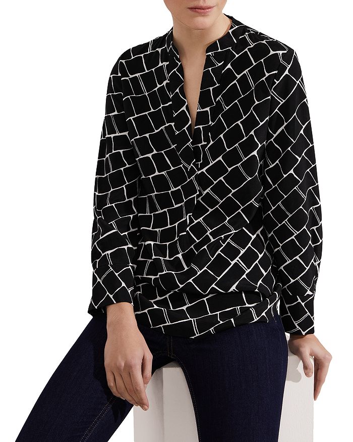 Блузка Maeva с разрезом на шее HOBBS LONDON, мультиколор
Блузка Maeva с разрезом на шее HOBBS LONDON, мультиколор