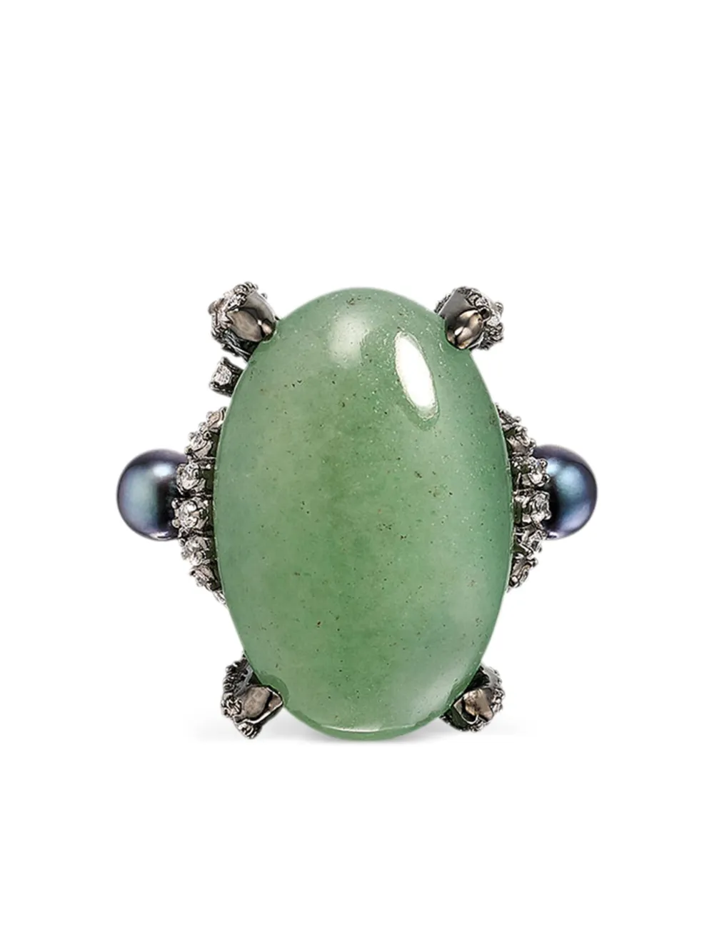 Кольцо Matrix Love and Pain из белого золота Anabela Chan, зеленый
Кольцо Matrix Love and Pain из белого золота Anabela Chan, зеленый