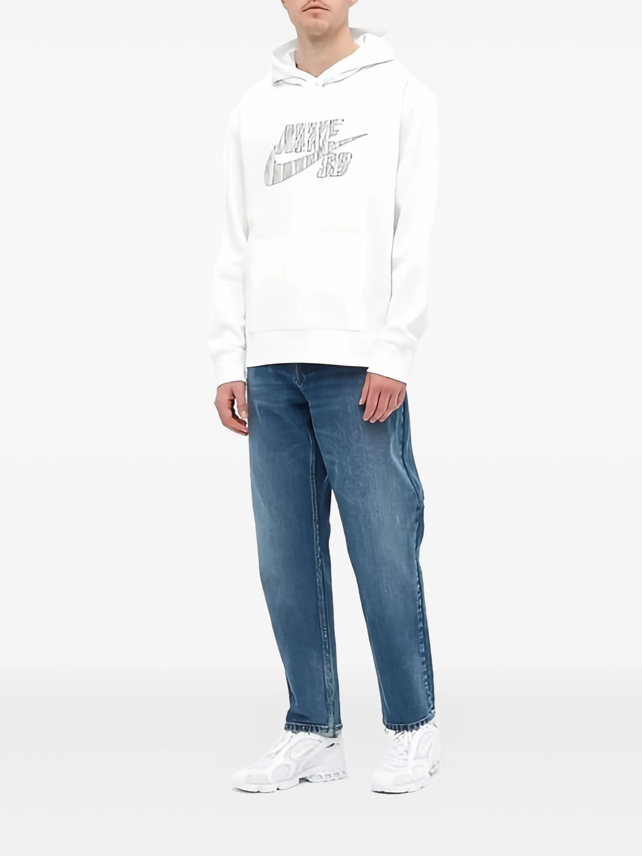 Худи с логотипом Nike, белый
Худи с логотипом Nike, белый