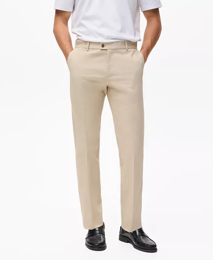 Мужские классические хлопковые брюки Mango, загар/бежевый
Мужские классические хлопковые брюки Mango, загар/бежевый