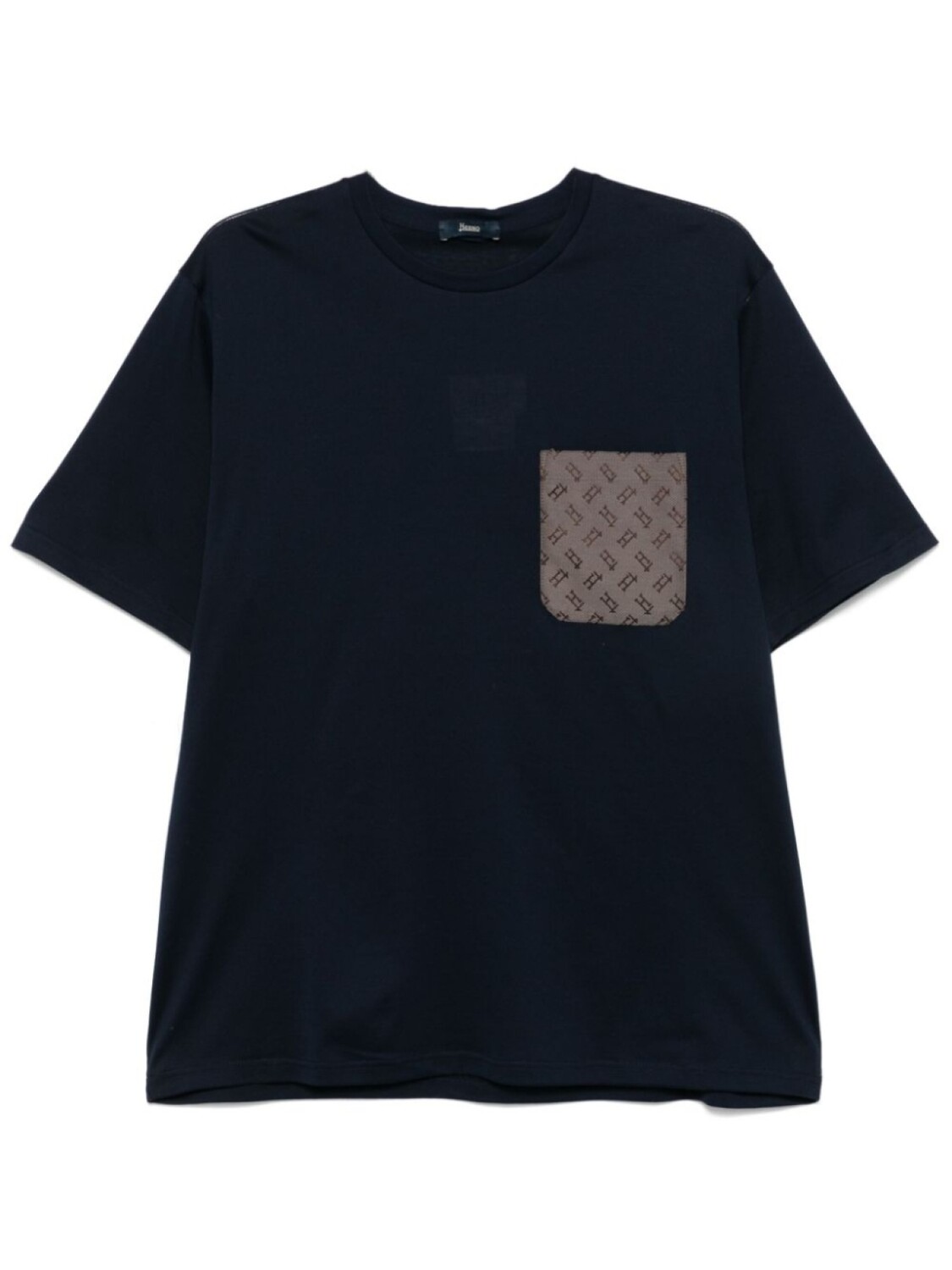 Футболка с вышитым логотипом Herno, синий
Футболка с вышитым логотипом Herno, синий