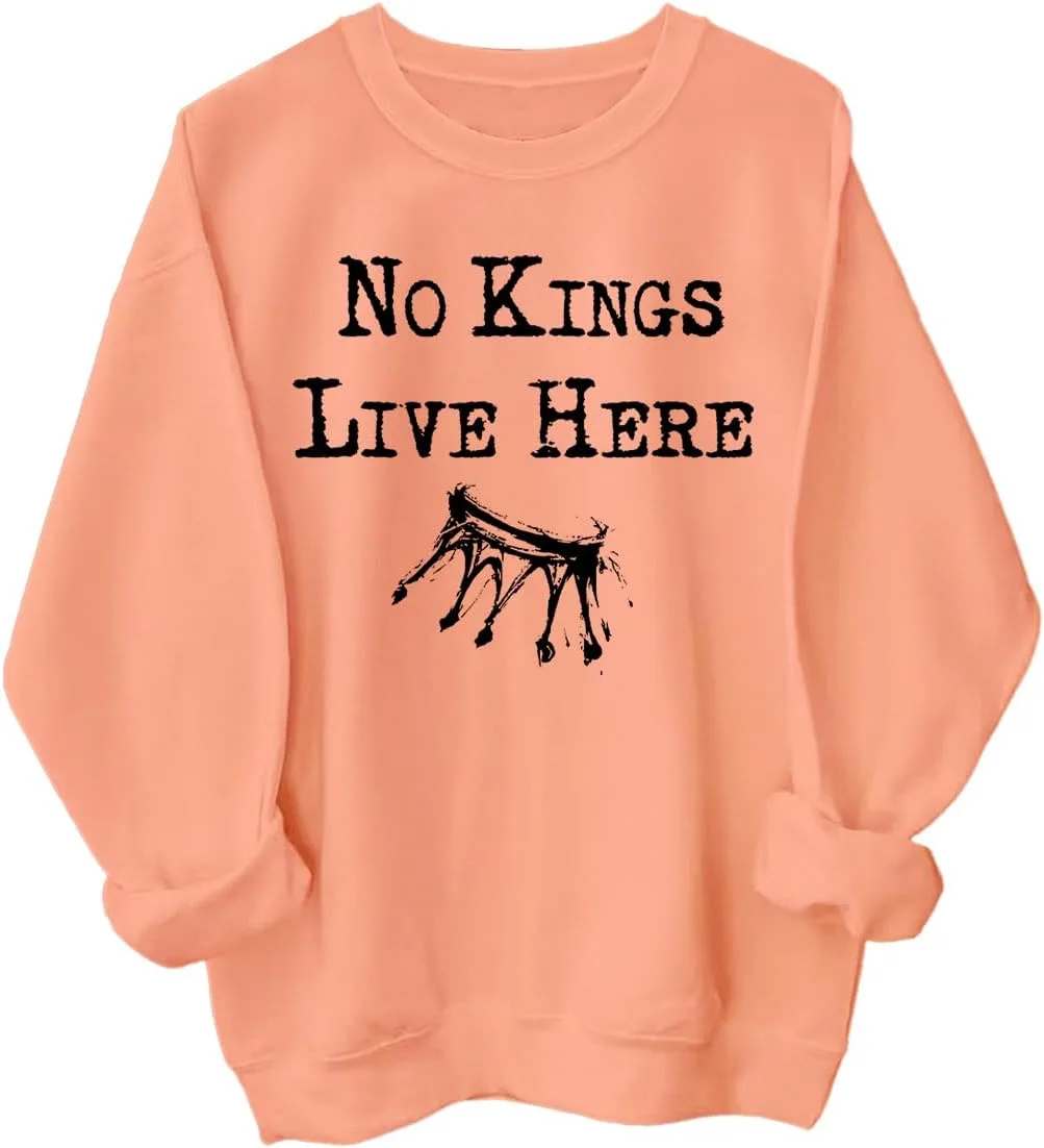 Толстовка с капюшоном No Kings Live Here
Толстовка с капюшоном No Kings Live Here