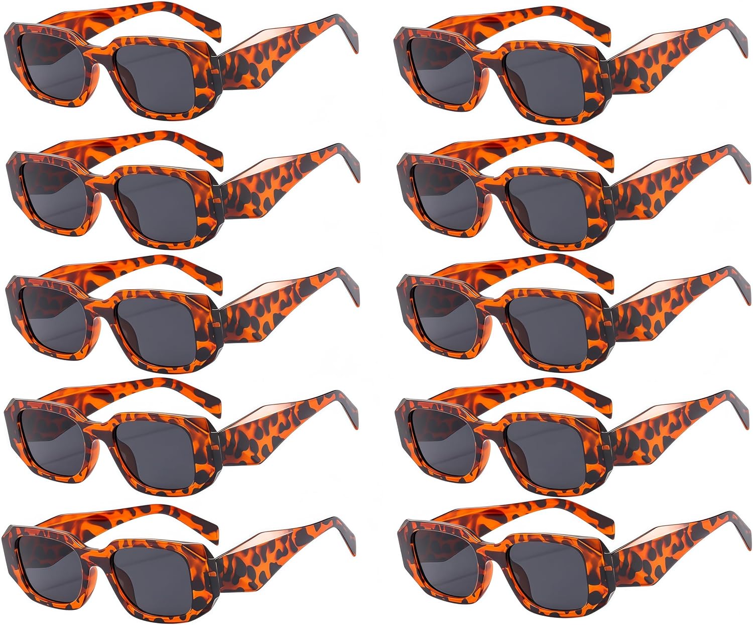 Набор из 10 солнцезащитных очков Y2K, квадратная оправа неправильной формы, защита UV400, унисекс, сувениры для вечеринок, аксессуары оптом (для женщин и мужчин) NLEYANB, Leopard
Набор из 10 солнцезащитных очков Y2K, квадратная оправа неправильной формы, защита UV400, унисекс, сувениры для вечеринок, аксессуары оптом (для женщин и мужчин) NLEYANB, Leopard