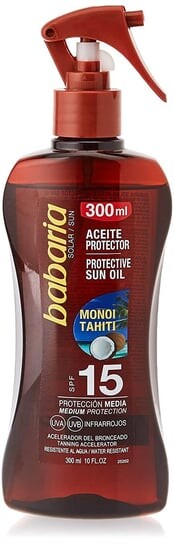 Солнцезащитное средство, спрей-масло для загара SPF15 Babaria
Солнцезащитное средство, спрей-масло для загара SPF15 Babaria