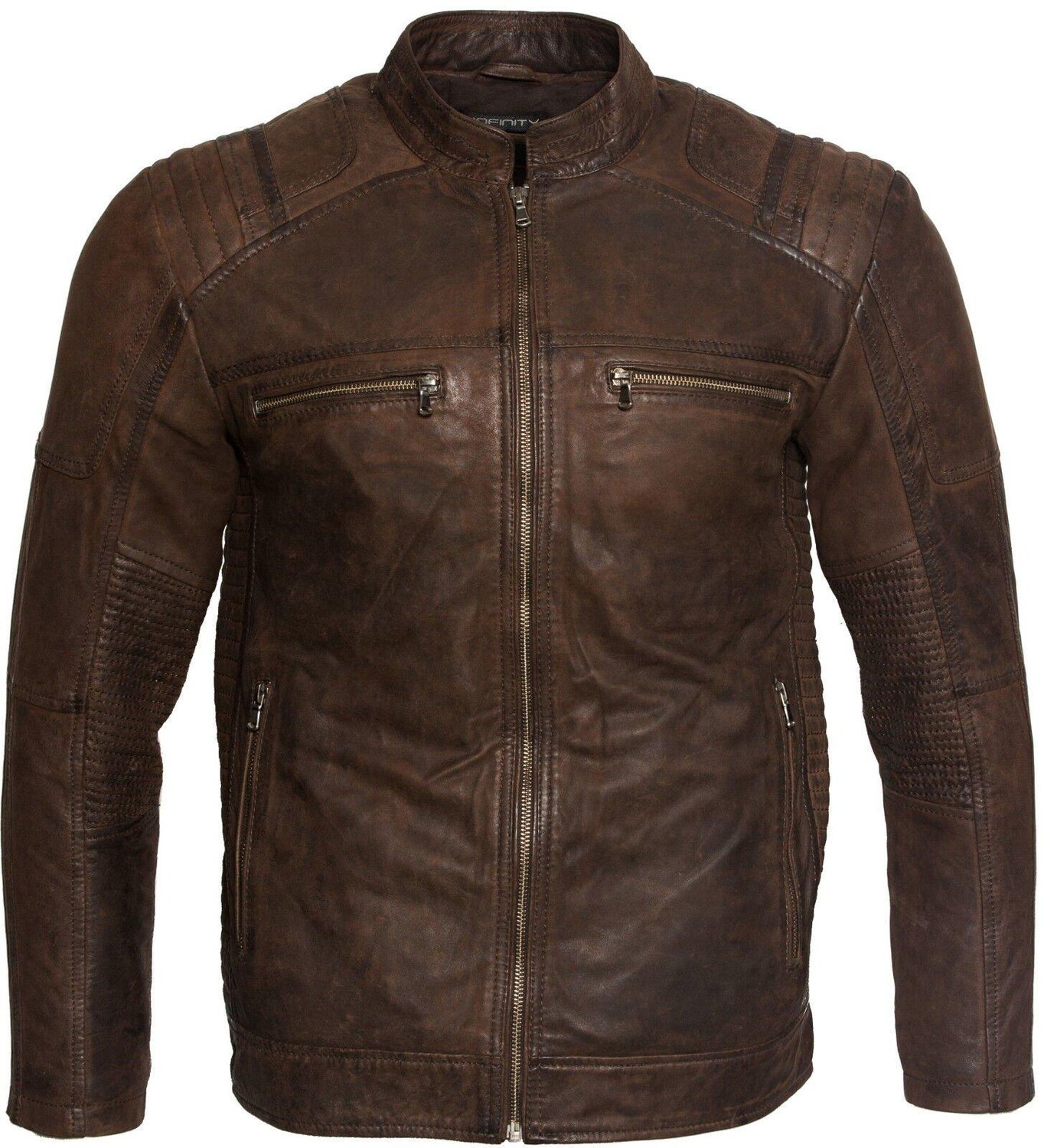 Байкерская куртка из кожи цвета желтого цвета - Вена Infinity Leather, коричневый
Байкерская куртка из кожи цвета желтого цвета - Вена Infinity Leather, коричневый