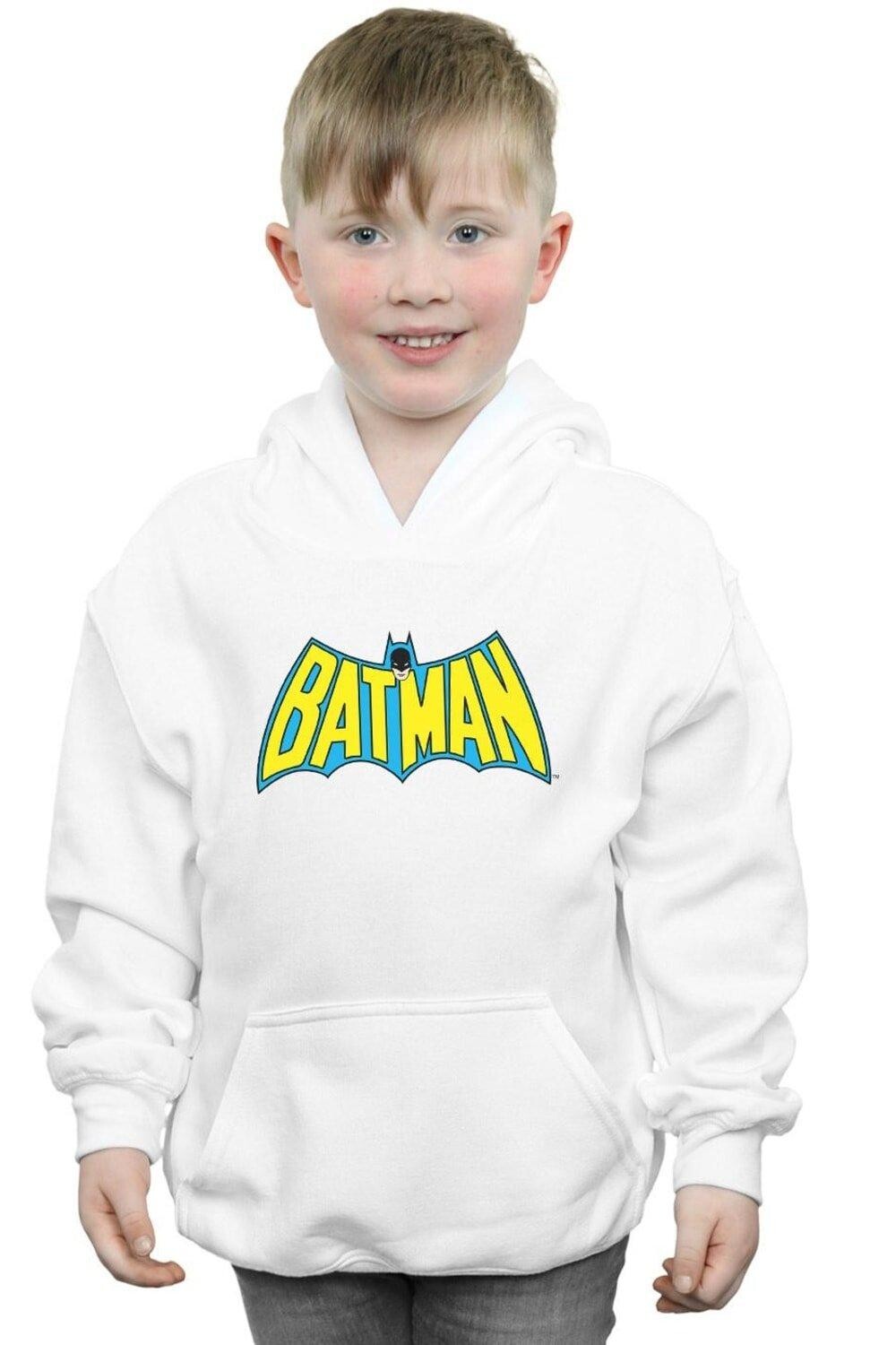 Толстовка с логотипом «Бэтмен» в стиле ретро DC Comics, белый
Толстовка с логотипом «Бэтмен» в стиле ретро DC Comics, белый