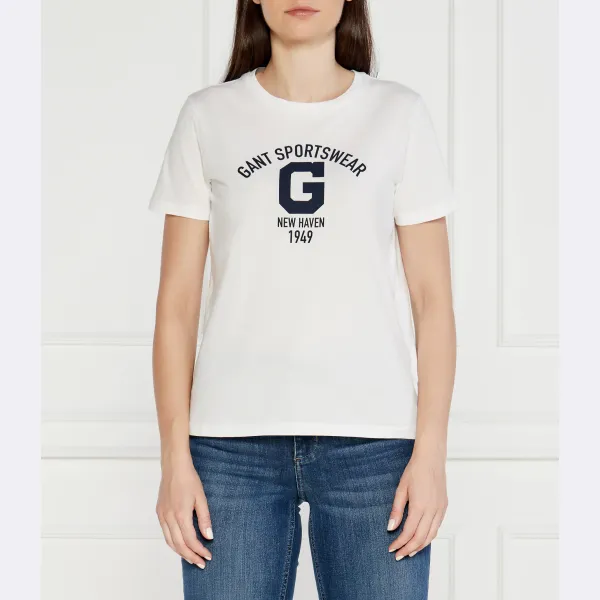 Футболка стандартного кроя Gant, белый
Футболка стандартного кроя Gant, белый