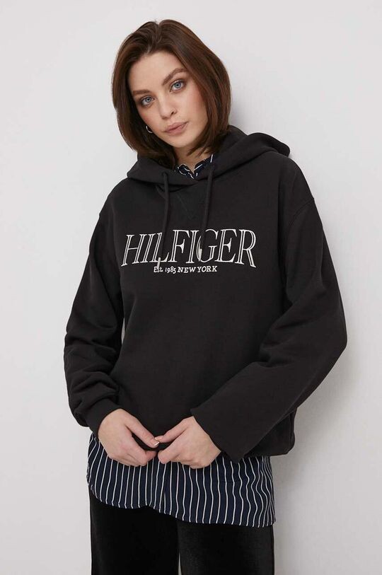 Хлопковая толстовка Tommy Hilfiger, черный
Хлопковая толстовка Tommy Hilfiger, черный